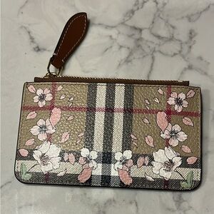 Burberry Floral Coin Wallet